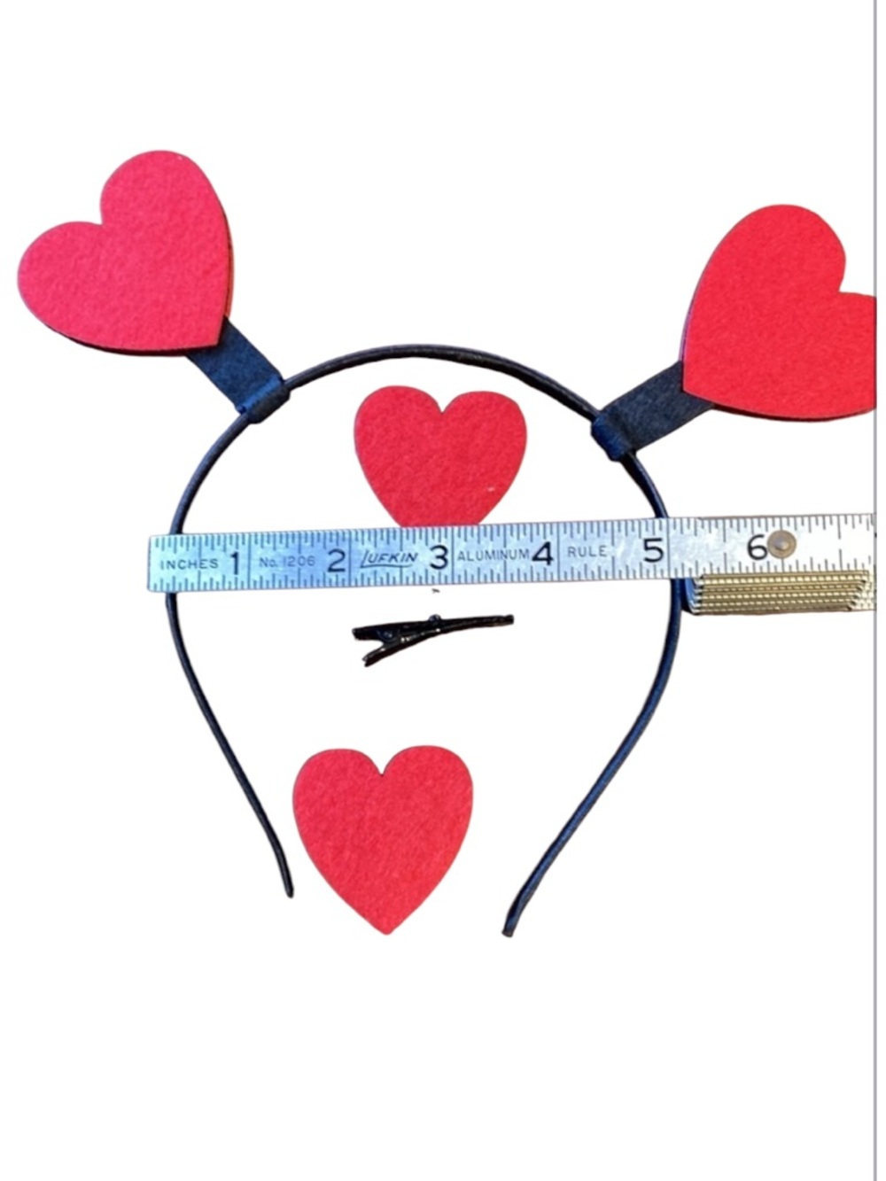 3PCS Heart Decor Hair Accessory ❤️
